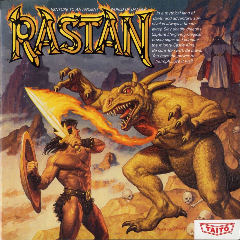 Rastan box art for Sega Master System