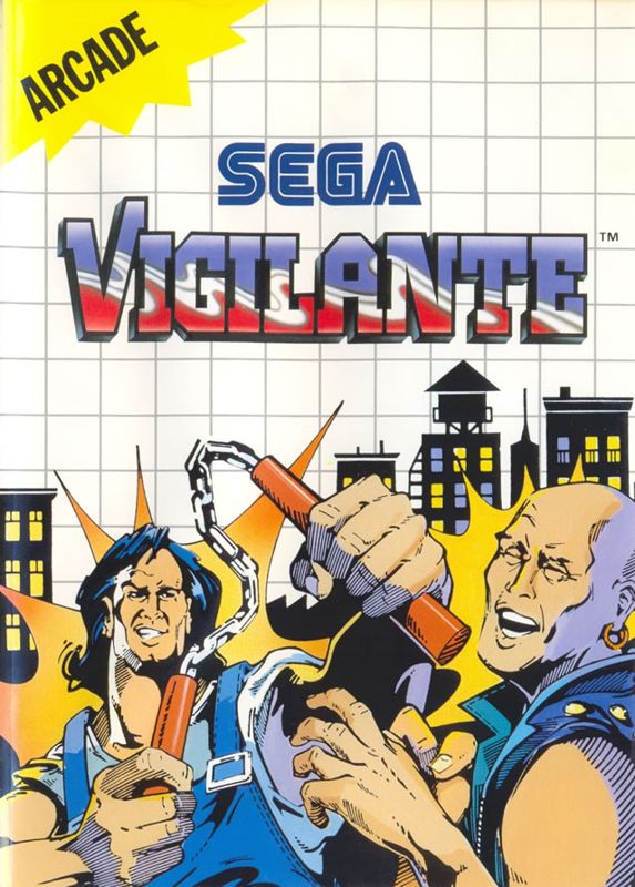Vigilante box art for Sega Master System