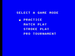 Golfamania screenshot 4 for Sega Master System