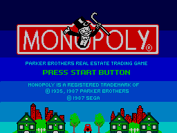 Monopoly screenshot 4 for Sega Master System