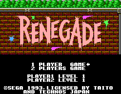 Renegade screenshot 4 for Sega Master System