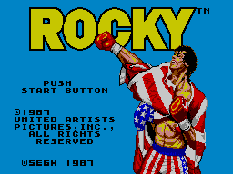 Rocky screenshot 3 for Sega Master System