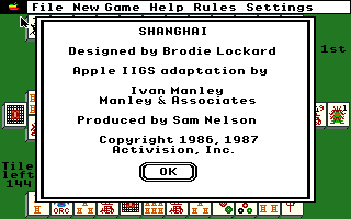 Shanghai screenshot 4 for Sega Master System