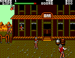 Wanted screenshot 3 for Sega Master System