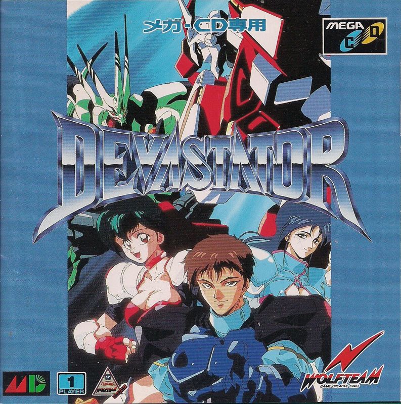 Devastator box art for Sega Mega CD