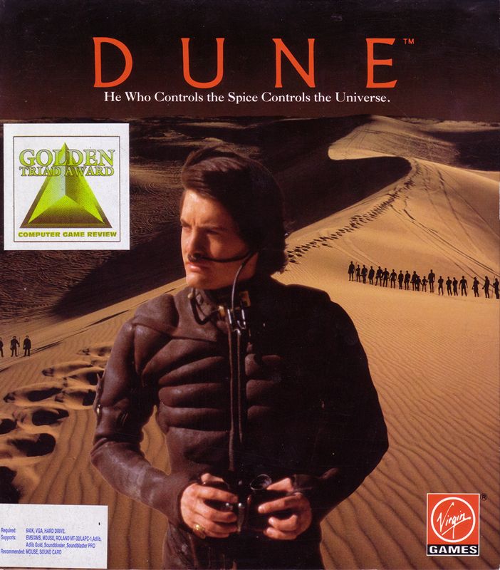 Dune box art for Sega Mega CD