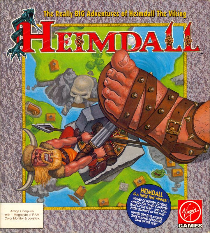 Heimdall box art for Sega CD