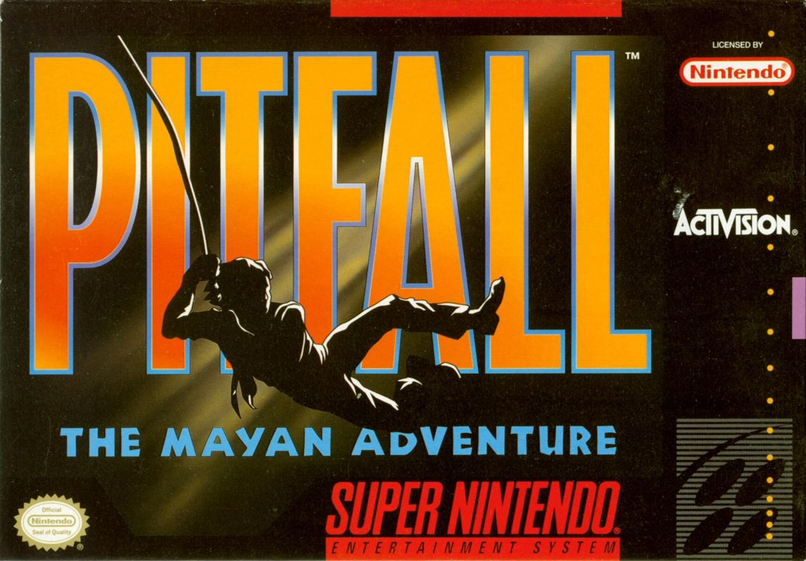 Pitfall box art for Sega CD