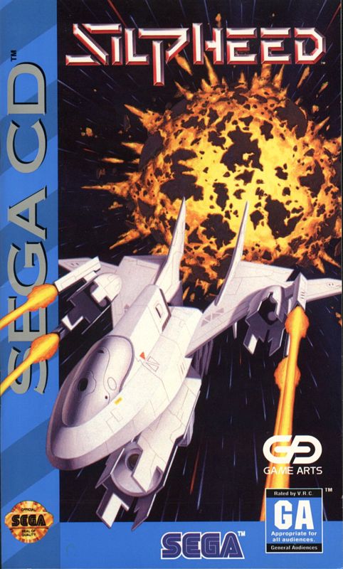 Silpheed box art for Sega CD