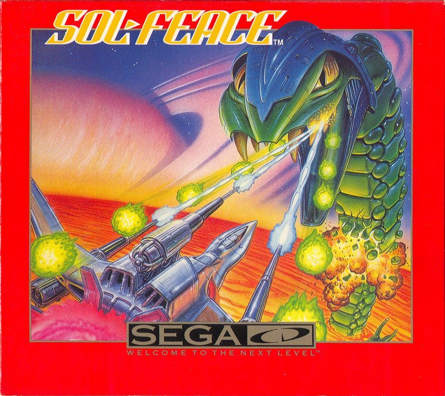Sol-Feace box art for Sega Mega CD