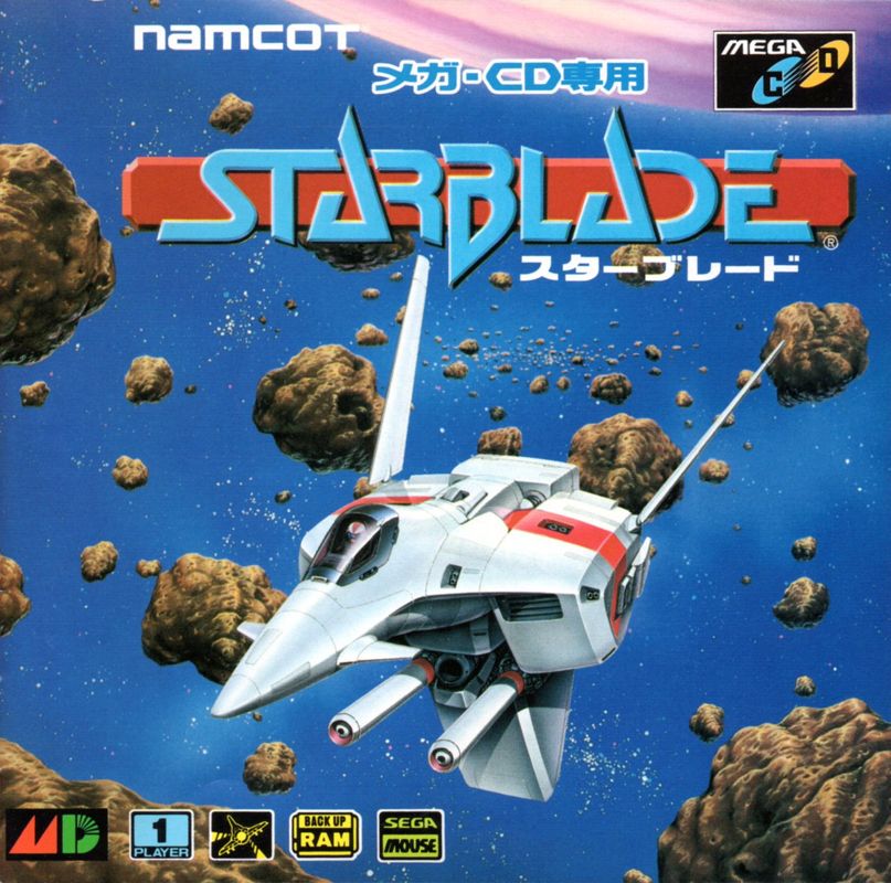 Starblade box art for Sega CD