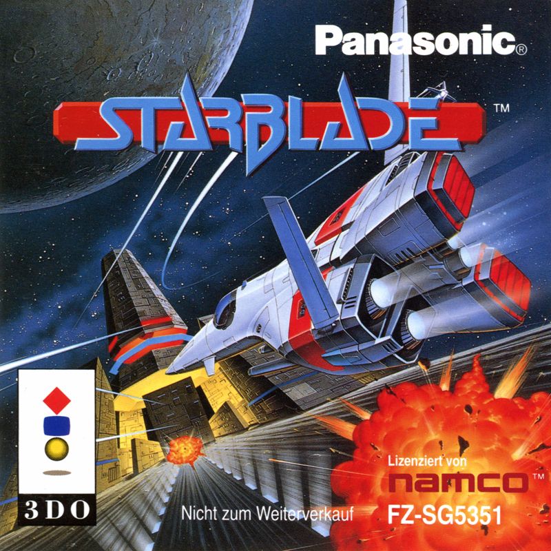 Starblade box art for Sega CD
