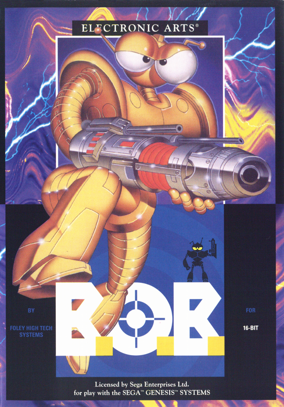 B.O.B. box art for Sega Genesis