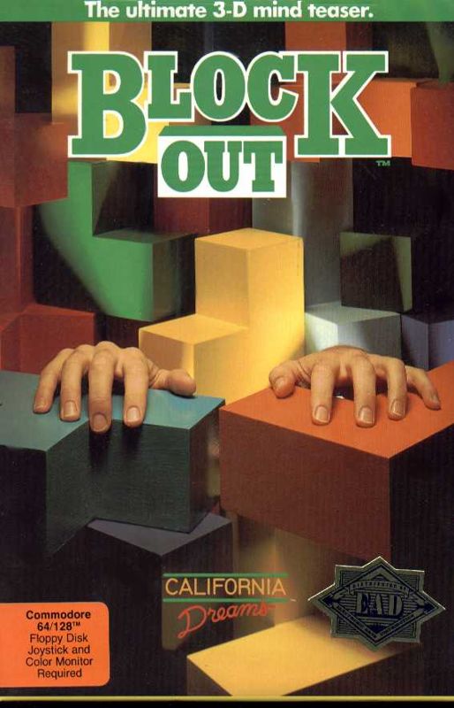 Blockout box art for Sega Mega Drive
