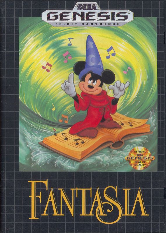 Fantasia box art for Sega Genesis