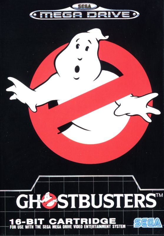 Ghostbusters box art for Sega Genesis