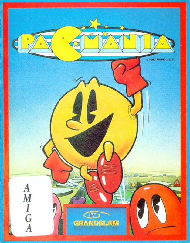 Pac-Mania box art for Sega Genesis