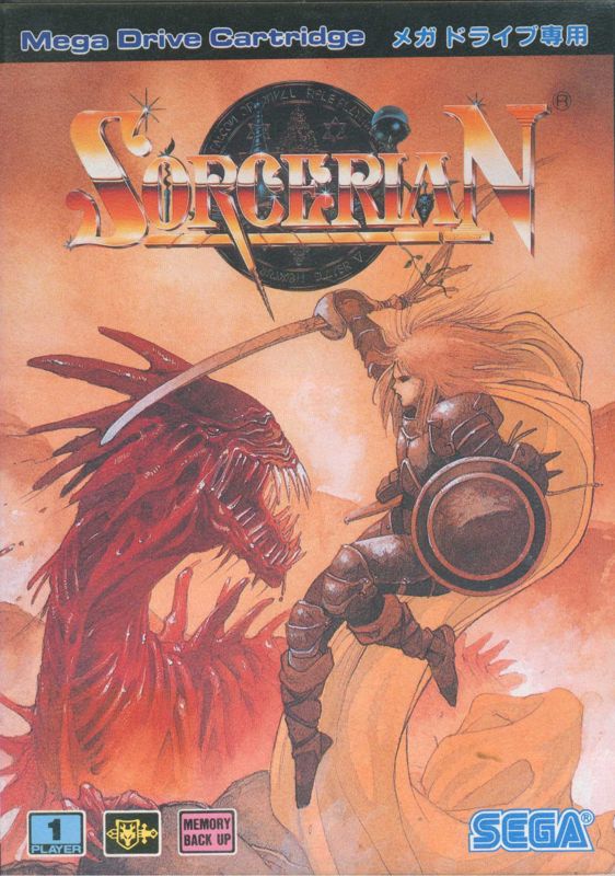 Sorcerian box art for Sega Mega Drive