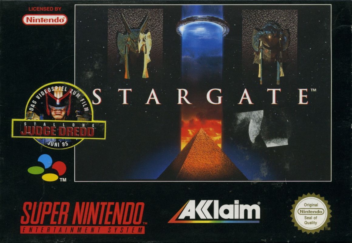 Stargate box art for Sega Genesis