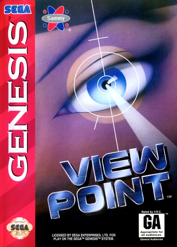 Viewpoint box art for Sega Genesis
