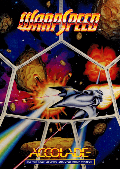 WarpSpeed box art for Sega Genesis