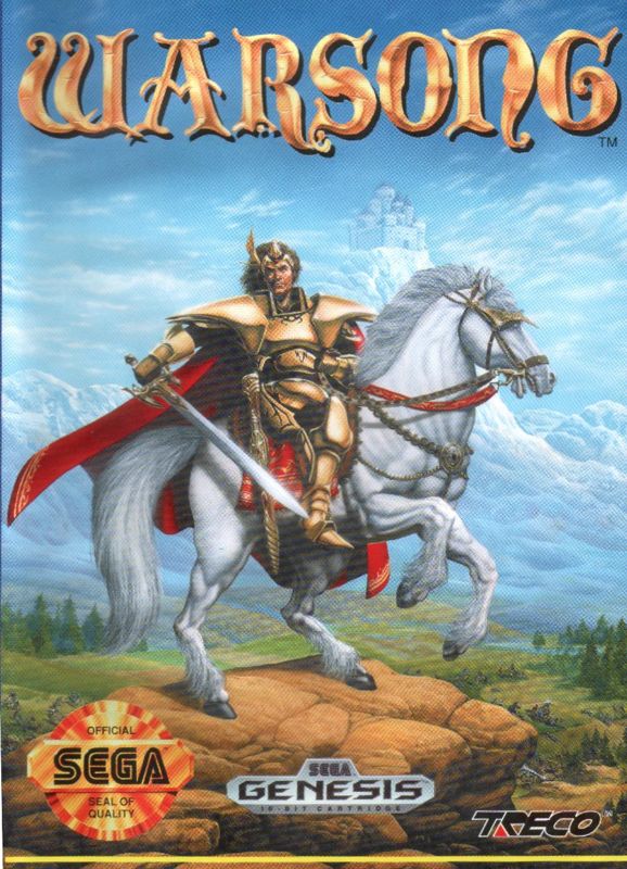 Warsong box art for Sega Genesis