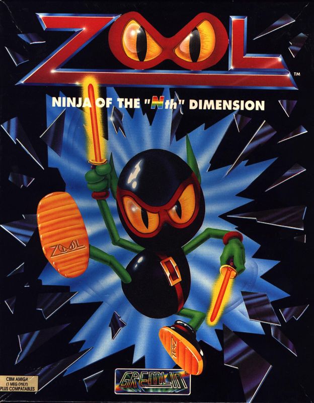 Zool box art for Sega Mega Drive