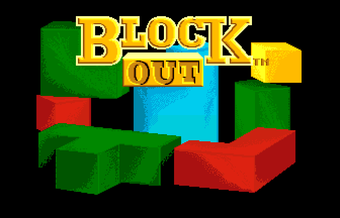 Blockout screenshot 3 for Sega Genesis
