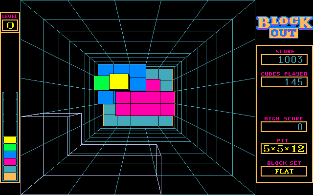 Blockout screenshot 5 for Sega Mega Drive