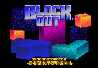 Blockout screenshot 4 for Sega Genesis