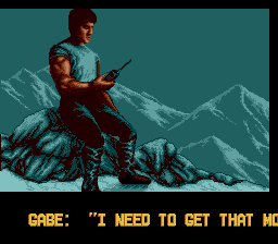 Cliffhanger screenshot 3 for Sega Mega Drive