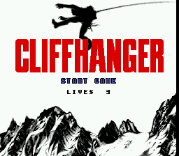 Cliffhanger screenshot 4 for Sega Mega Drive