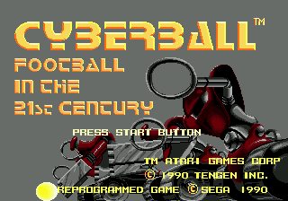 CyberBall screenshot 4 for Sega Mega Drive