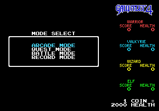 Gauntlet screenshot 4 for Sega Mega Drive