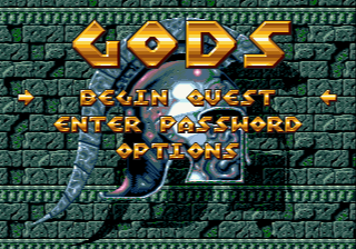Gods screenshot 4 for Sega Mega Drive