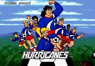 Hurricanes screenshot 3 for Sega Mega Drive