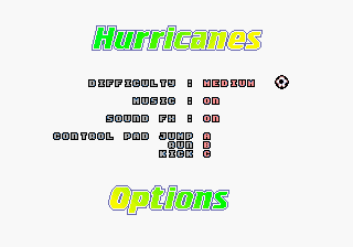 Hurricanes screenshot 5 for Sega Mega Drive