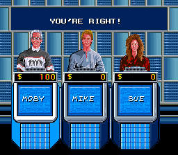 Jeopardy screenshot 4 for Sega Genesis
