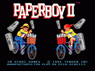 Paperboy screenshot 3 for Sega Mega Drive