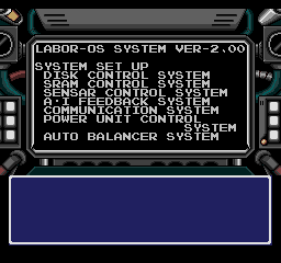 Patlabor screenshot 3 for Sega Mega Drive