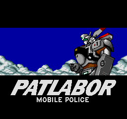 Patlabor screenshot 4 for Sega Mega Drive