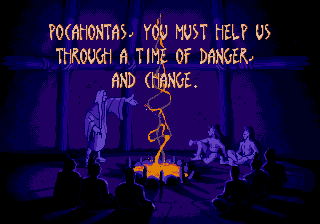 Pocahontas screenshot 5 for Sega Mega Drive