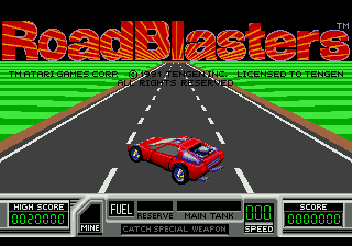Road Blasters screenshot 3 for Sega Mega Drive