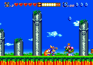 Sparkster screenshot 5 for Sega Genesis