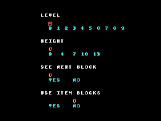 Tetris screenshot 5 for Sega Mega Drive
