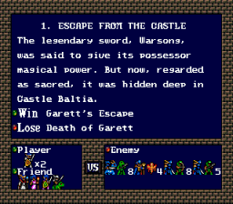 Warsong screenshot 5 for Sega Genesis