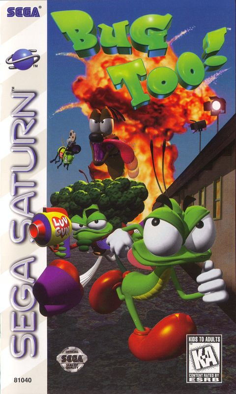 Bug box art for Sega Saturn