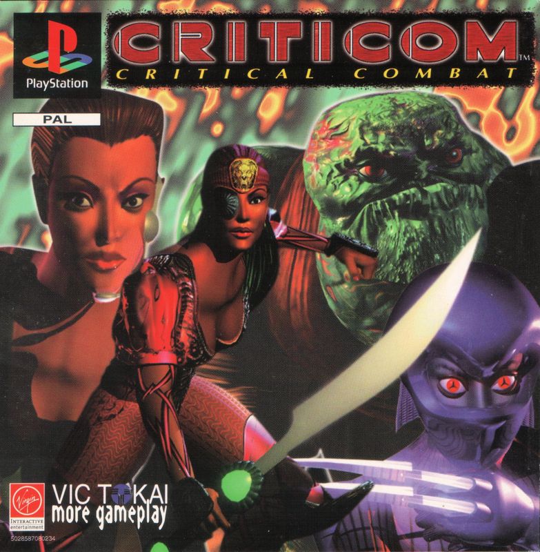 Criticom box art for Sega Saturn