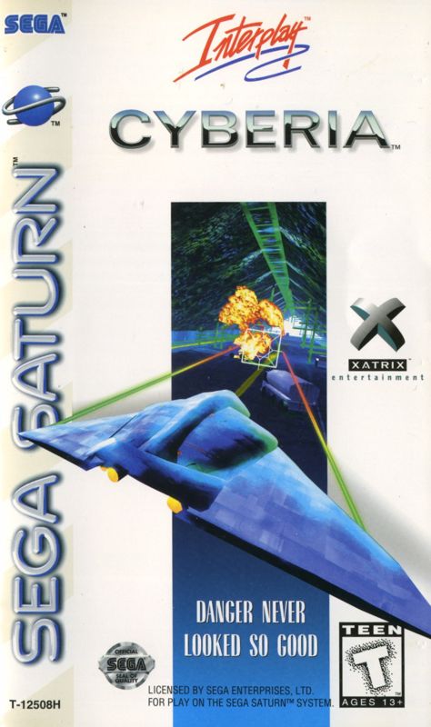 Cyberia box art for Sega Saturn