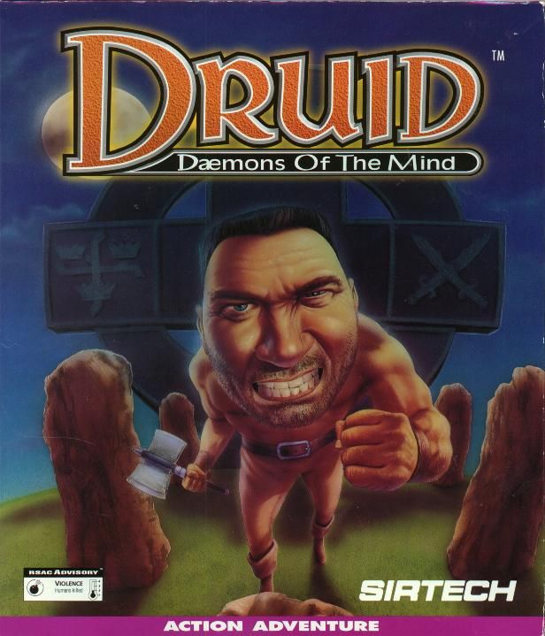 Druid box art for Sega Saturn